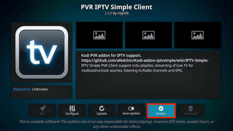 IPTV at Kodi