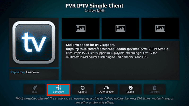 IPTV at Kodi