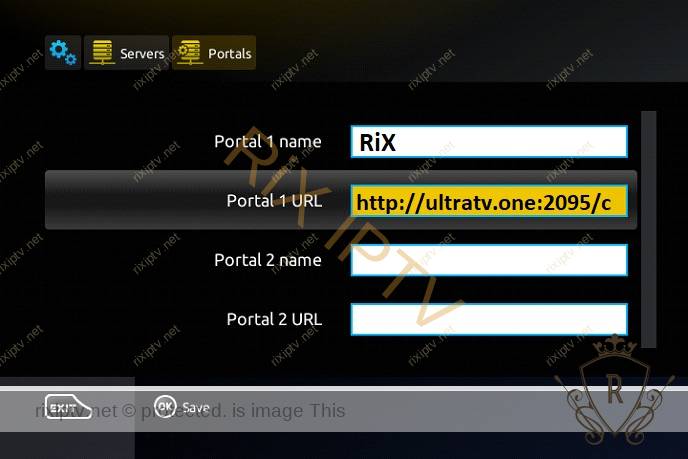URL-adresse til portal 1